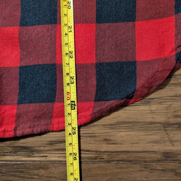 aerie 2 piece pajama PJ set red buffalo plaid size small - Picture 8 of 16